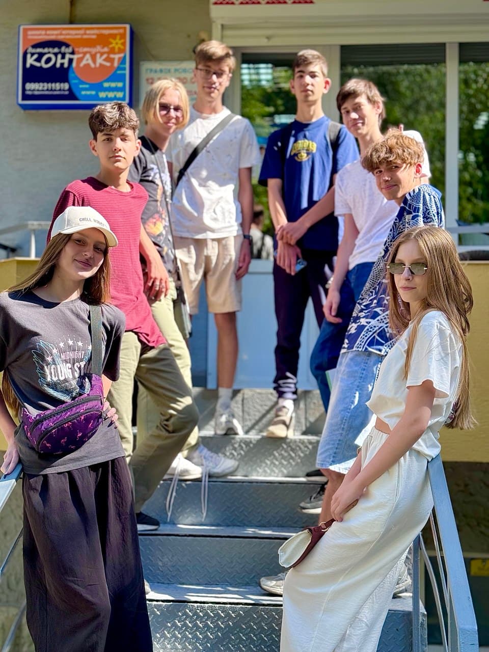 Photo of students of course